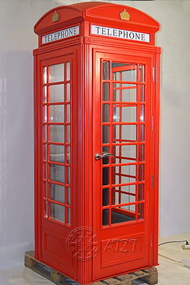 Лондонская телефонная будка со звукоизоляцией