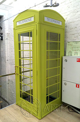Английская телефонная будка - экстерьерная